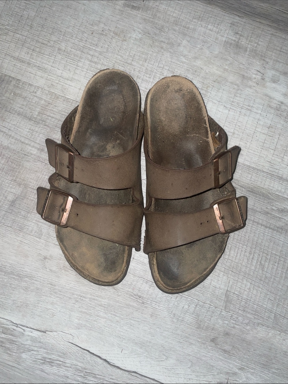 Birkenstock Brown Double Strap Sandals